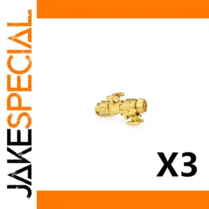 Gold Toy Weapon for Minifigures - 3 Pack