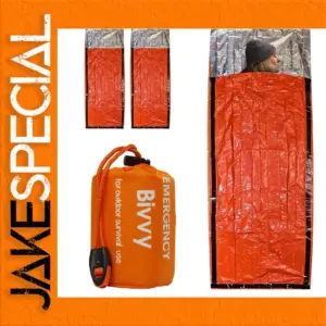 Emergency Mylar Sleeping Bag with Whistle