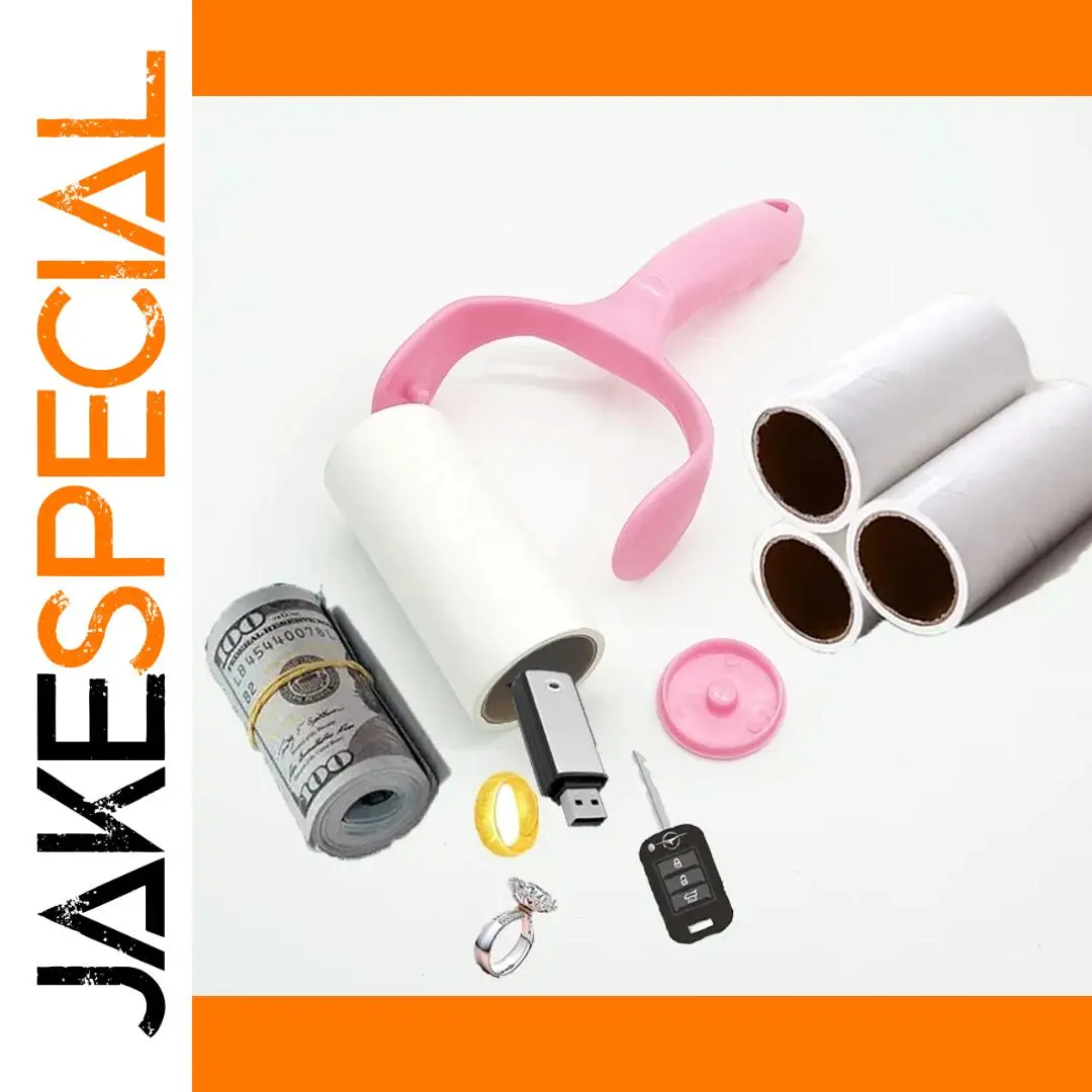 Dual-Purpose Lint Roller with Secret Compartment 1 Dual-Purpose Lint Roller with Secret Compartment