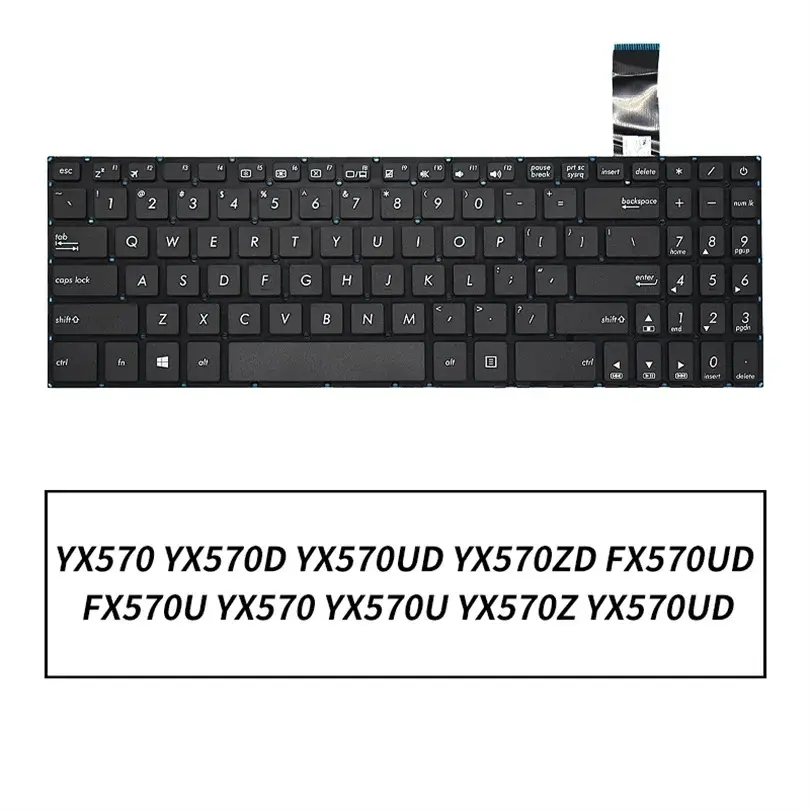 ASUS Laptop Keyboard for YX570 YX570UD Models 2 ASUS Laptop Keyboard for YX570 YX570UD Models - Image 2