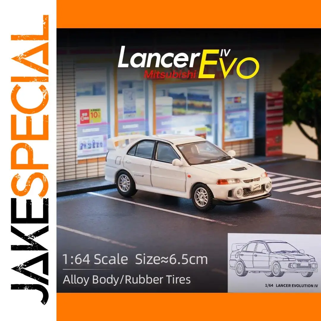 1:64 Mitsubishi Lancer Evolution IV Diecast Model 1 1:64 Mitsubishi Lancer Evolution IV Diecast Model