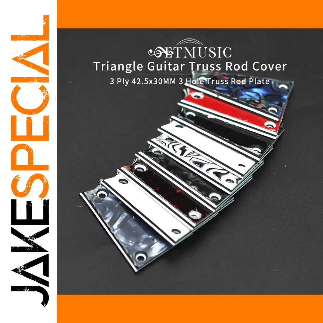 Multi-Color Triangle Guitar Truss Rod Cover 1 Multi-Color Triangle Guitar Truss Rod Cover