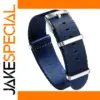 Navy Blue Nylon Watch Band 20mm 22mm