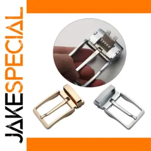 Reversible Gold/Silver Belt Buckle for 34mm Strap