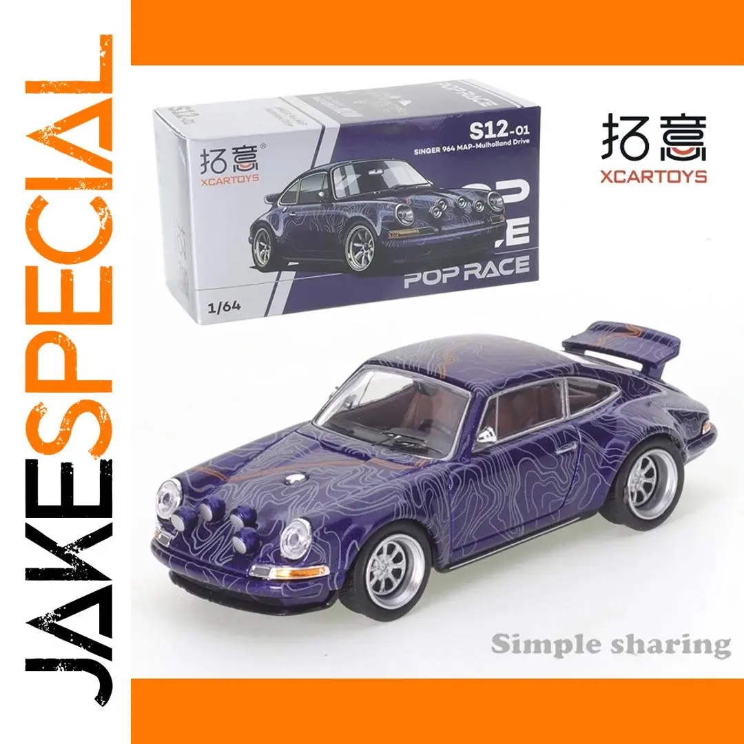 XCARTOYS 1:64 Classic Purple Sports Car Model 1 XCARTOYS 1:64 Classic Purple Sports Car Model