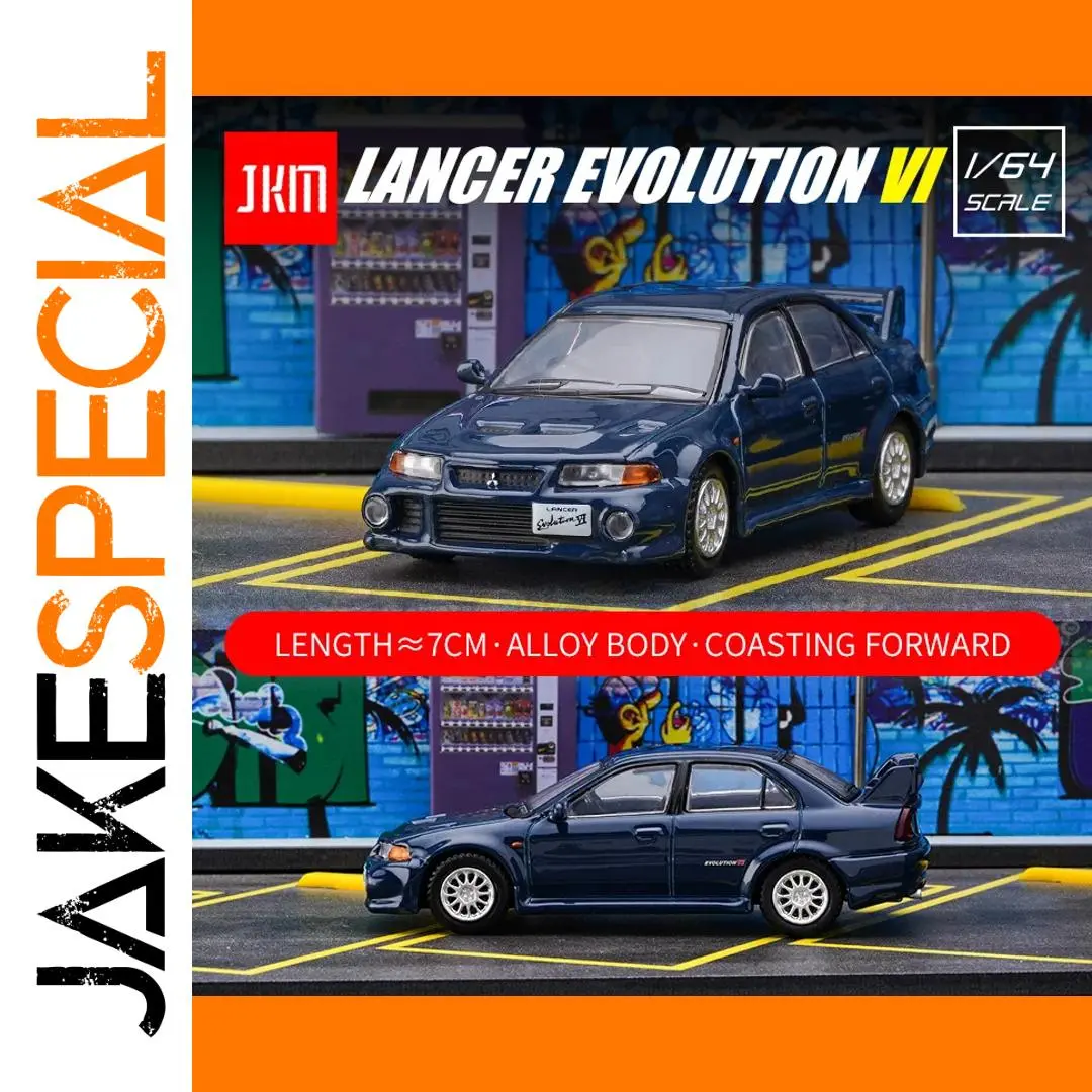 1/64 Scale Mitsubishi Lancer EVO VI Diecast Model 1 1/64 Scale Mitsubishi Lancer EVO VI Diecast Model