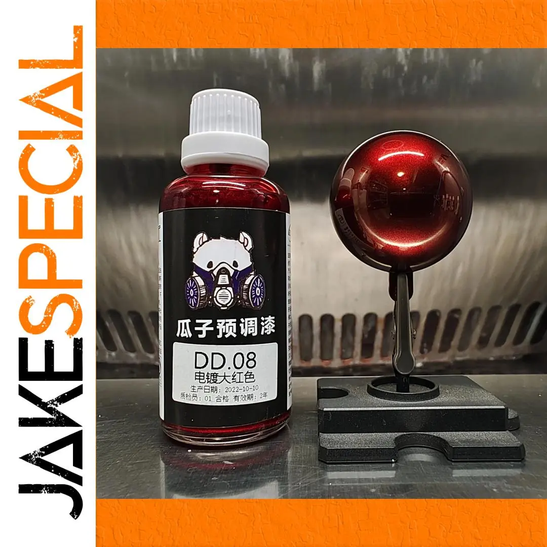 Vibrant Red Electroplated Pigment Paint 50ml 1 Vibrant Red Electroplated Pigment Paint 50ml