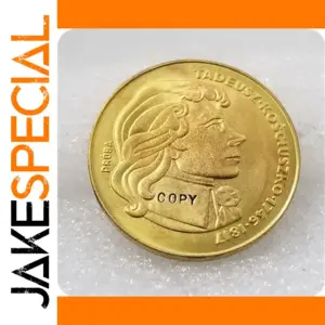 Tadeusz Kościuszko Replica Coin with Antique Finish