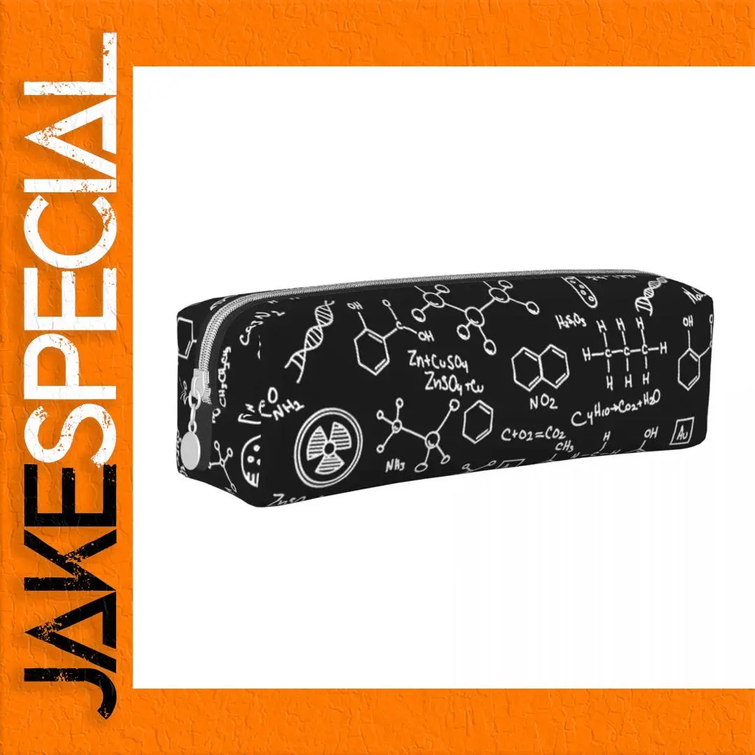 Science Chemistry Pattern Pencil Case 1 Science Chemistry Pattern Pencil Case