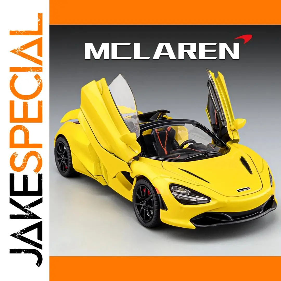 1:24 Scale McLaren 720S Spider Diecast Model 1 1:24 Scale McLaren 720S Spider Diecast Model