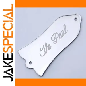 Silver Stainless Steel Truss Rod Cover for Gibson