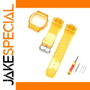 Translucent Yellow Protective Strap for G-Shock