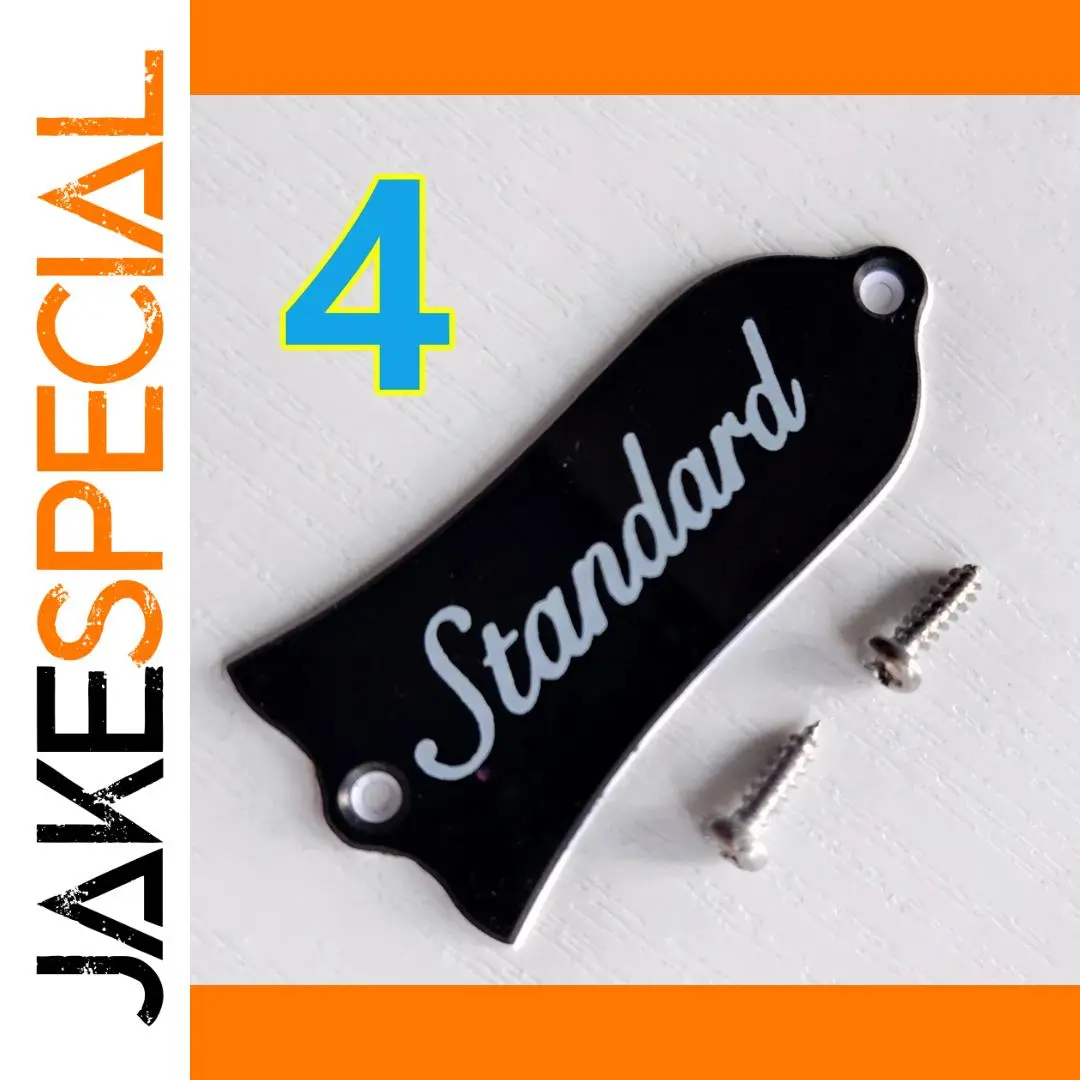 Black Truss Rod Cover Plate for LP SG Guitars 1 Black Truss Rod Cover Plate for LP SG Guitars