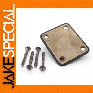 Electric Bass Guitar Neck Plate Copper Red