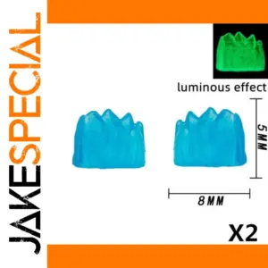 Translucent Blue Glow-in-the-Dark Rock Pieces
