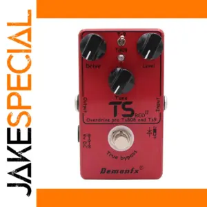 Demonfx TS RED II Overdrive Guitar Pedal