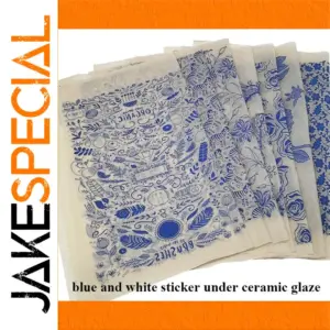 Blue and White Ceramic Underglaze Sticker Set