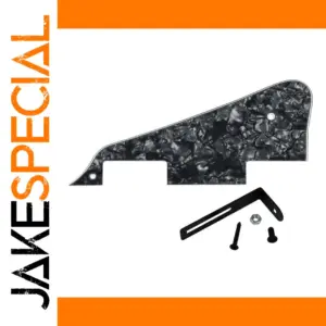 Black Pearl Marbled LP Guitar Pickguard