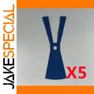 Blue Minifigure Accessories Set of Five