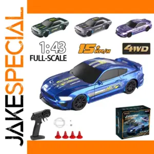 OLOEY 1:43 RC Drift Car with Color-Changing Body