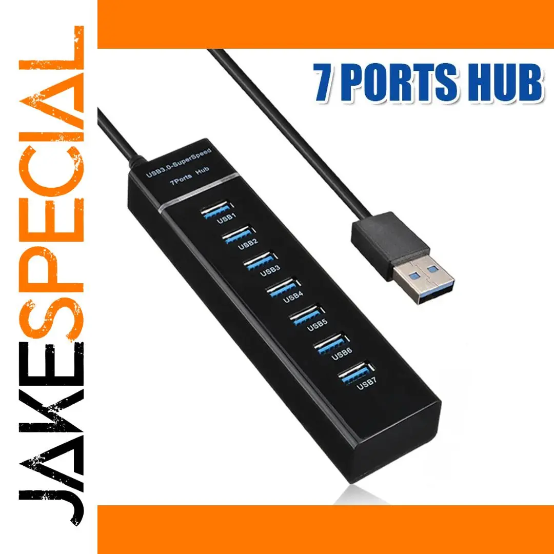 USB 3.0 Hub with 7 High-Speed Ports 1 USB 3.0 Hub with 7 High-Speed Ports