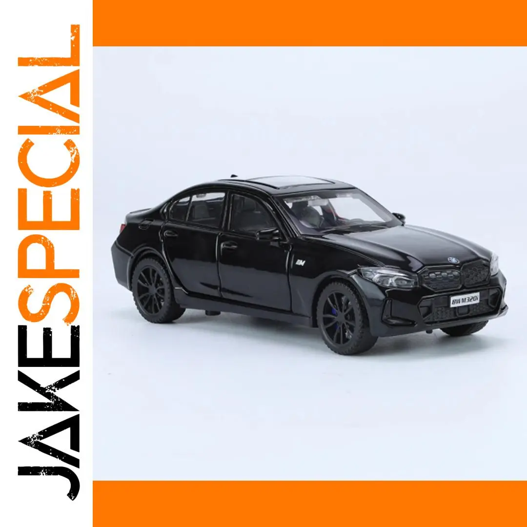 1:32 Black BMW 3 Series 320i Diecast Model 1 1:32 Black BMW 3 Series 320i Diecast Model