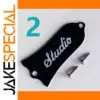 Black Two-Ply Truss Rod Cover Plate