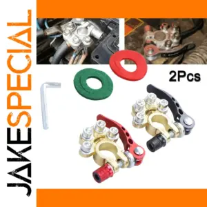 12V Battery Terminal Clamps 2-Pack