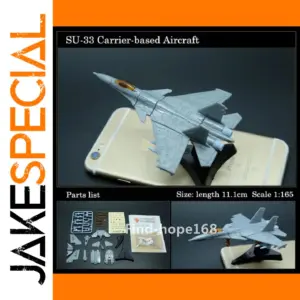 4D Su-33 Fighter Model Assembly Puzzle