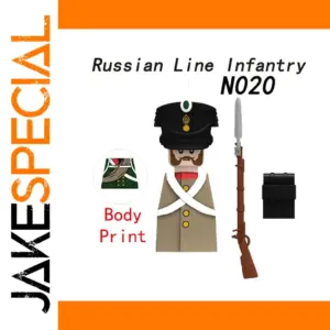 Russian Line Infantry Soldier Minifigure N020