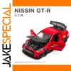 1:24 Red Nissan GT-R R34 R35 Model Car