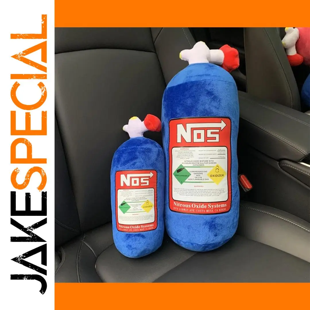 NOS Style Plush Pillows for Car Decor 1 NOS Style Plush Pillows for Car Decor