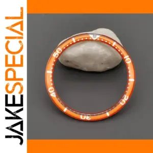 39mm Orange Flat Resin Aluminium Bezel Insert for SKX 6105 6309 Turtle