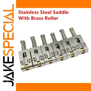 Stainless Steel Roller Saddles for ST TL Guitars