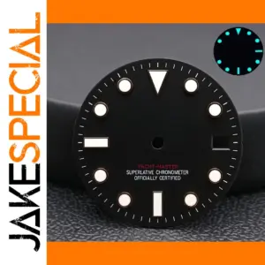 28.5mm Black Dial for NH34/NH35 Movements