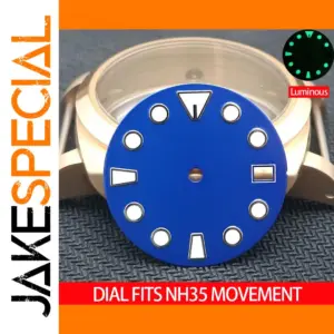 28.5MM Blue Watch Dial for NH35 Movement