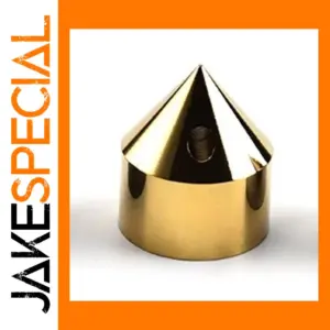 Gold Alloy Steel Baton Head Accessory