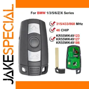 BMW Smart Car Fob Key with 46 Chip