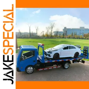 1:32 Blue Road Rescue Wrecker Truck Model