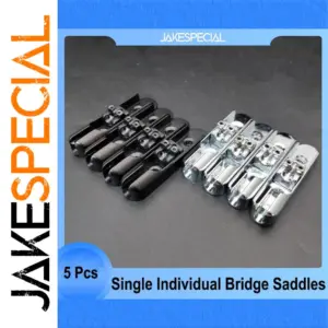 Set of 5 Bridge Saddles for 4-String Bass