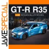 1:32 Nissan GT-R R35 Metallic Blue Diecast Model