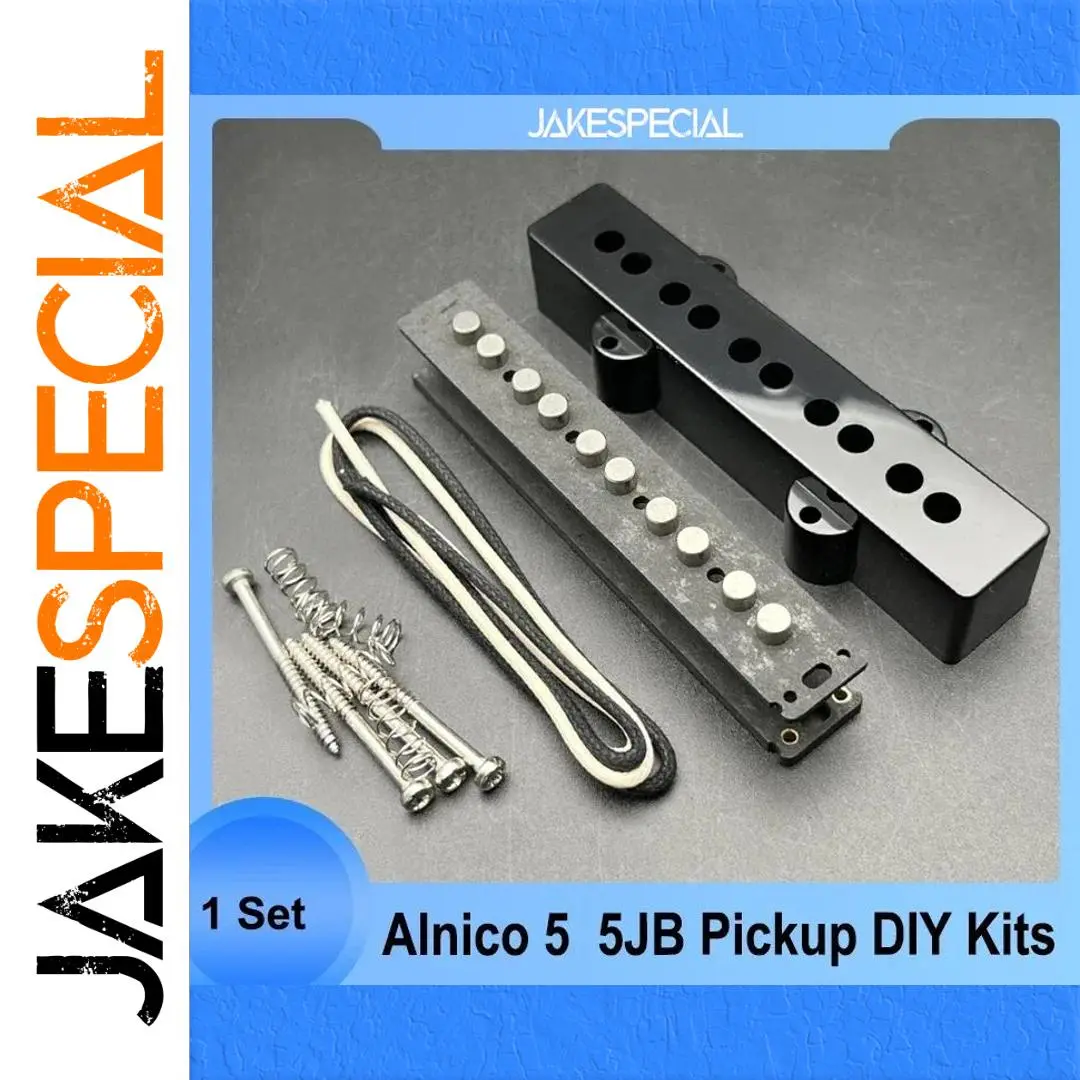 Alnico 5 5JB Pickup Kit for Jazz Bass 1 Alnico 5 5JB Pickup Kit for Jazz Bass