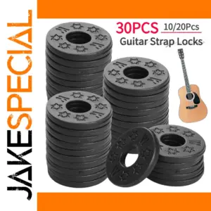 Rubber Guitar Strap Locks Set of 30 Pieces