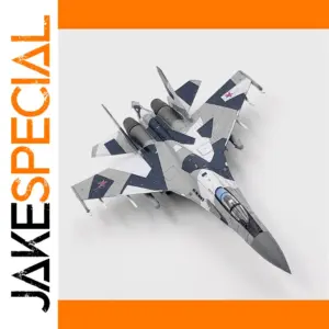 1/100 Scale SU-35 Fighter Aircraft Model