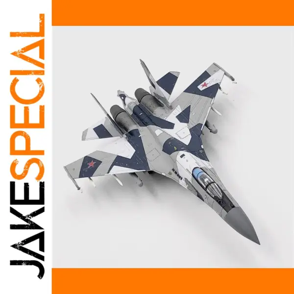 1/100 Scale SU-35 Fighter Aircraft Model