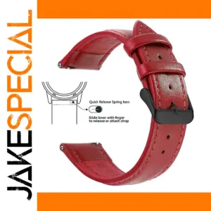 Genuine Leather Watch Band for Galaxy, Garmin, Huawei