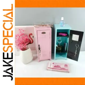 Stylish 18L Iron Storage Box in Pastel Colors