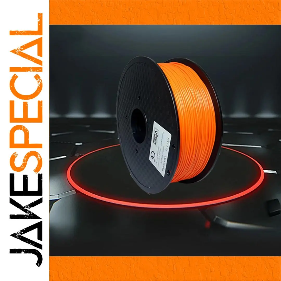 TPE 3D Printer Filament 1.75mm Orange 0.5kg 1 TPE 3D Printer Filament 1.75mm Orange 0.5kg