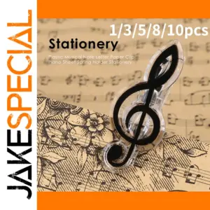 Musical Note Treble Clef Paper Clip Set