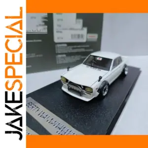 1/43 LB Nissan Hakosuka White Model Car